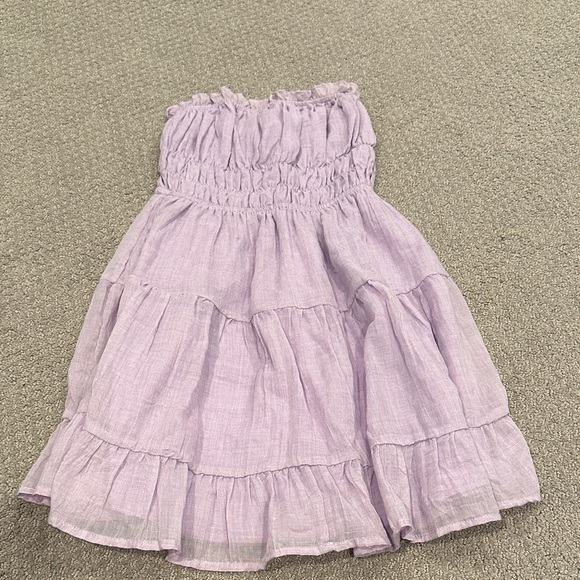 Sky To Moon Dresses & Skirts - Lavender Strapless Mini Dress
